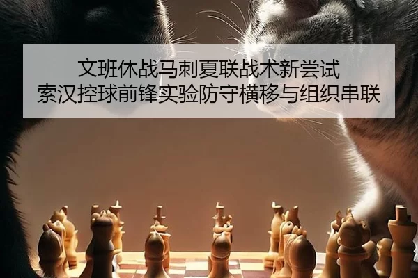 文班休战马刺夏联战术新尝试 索汉控球前锋实验防守横移与组织串联